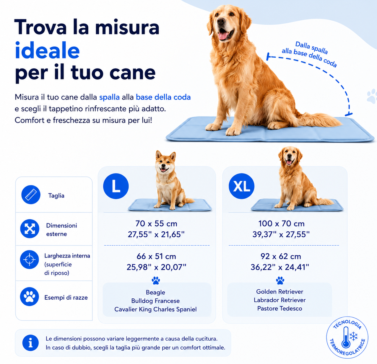 Tappetino Rinfrescante per Cani